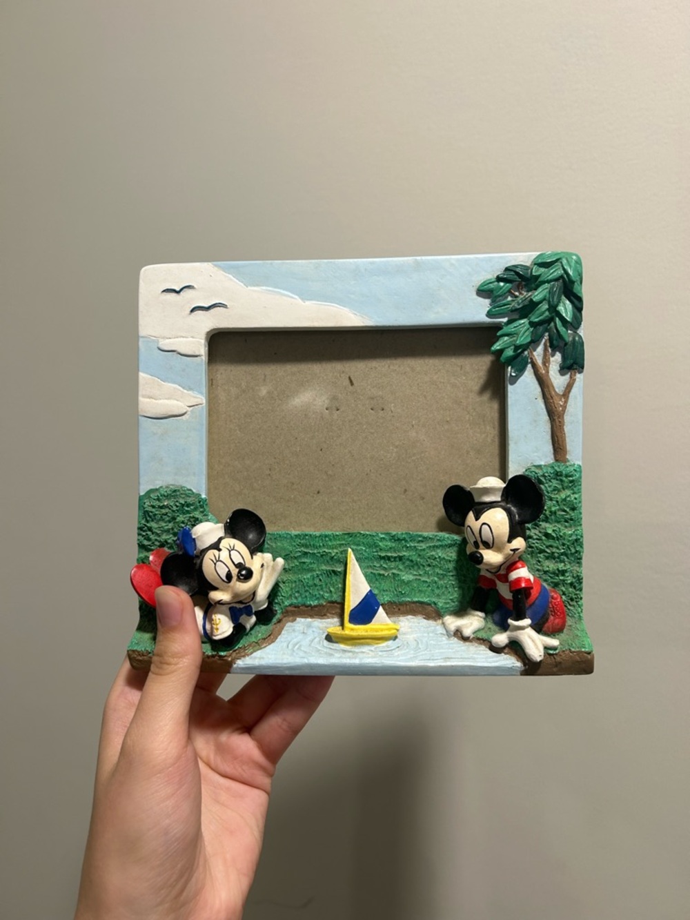 1990s Mickey and Mindy Cruise Sea Photo Frame